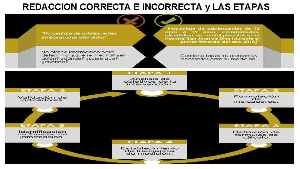 REDACCION CORRECTA E INCORRECTA y LAS ETAPAS 