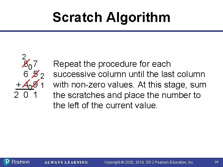 Scratch Algorithm 2 80 7 6 52 + 40 9 1 2 0 1 Scratch Algorithm 2 80 7 6 52 + 40 9 1 2 0 1
