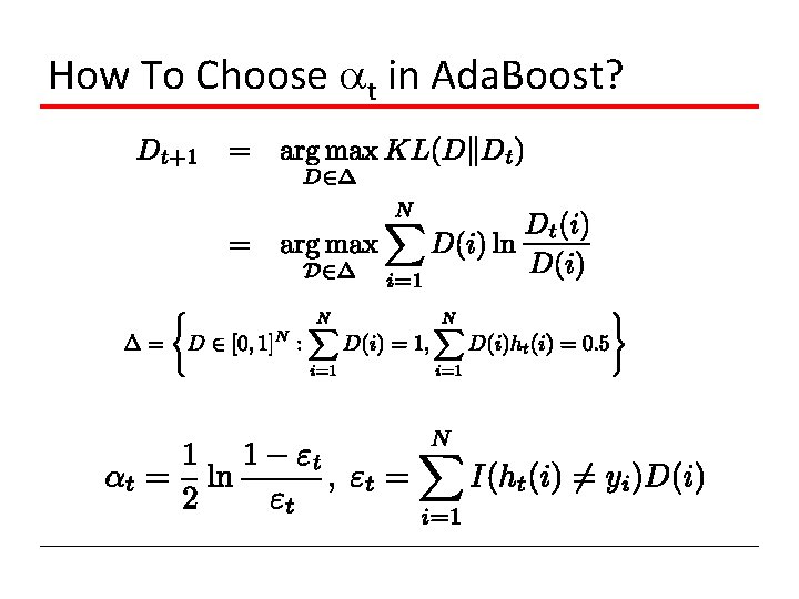 How To Choose t in Ada. Boost? 