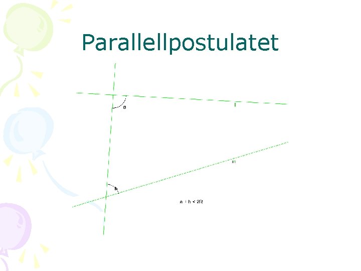 Parallellpostulatet 