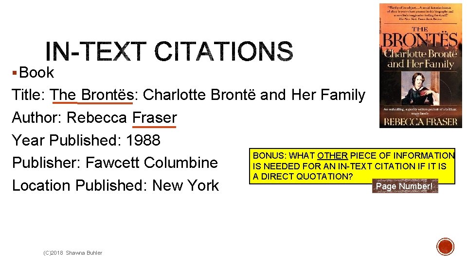 § Book Title: The Brontës: Charlotte Brontë and Her Family Author: Rebecca Fraser Year