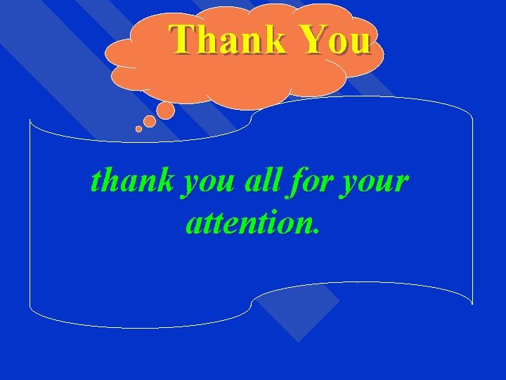 Thank You thank you all for your attention. 