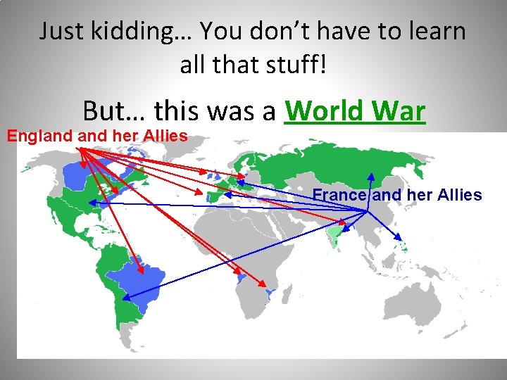 Just kidding… You don’t have to learn all that stuff! But… this was a