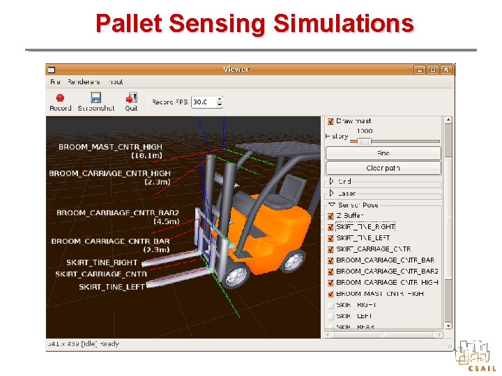 Pallet Sensing Simulations 