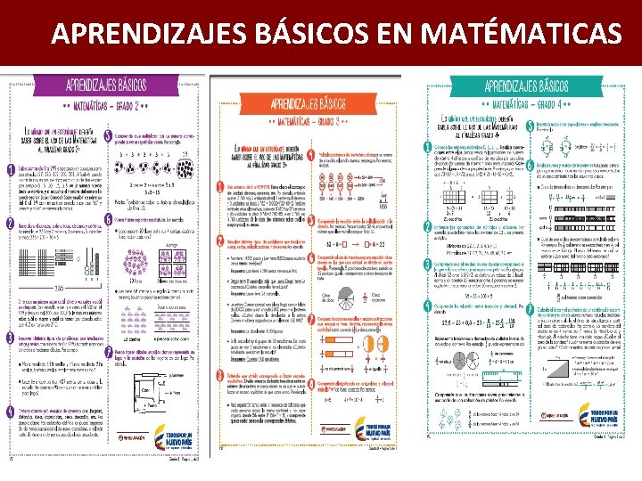 APRENDIZAJES BÁSICOS EN MATÉMATICAS 