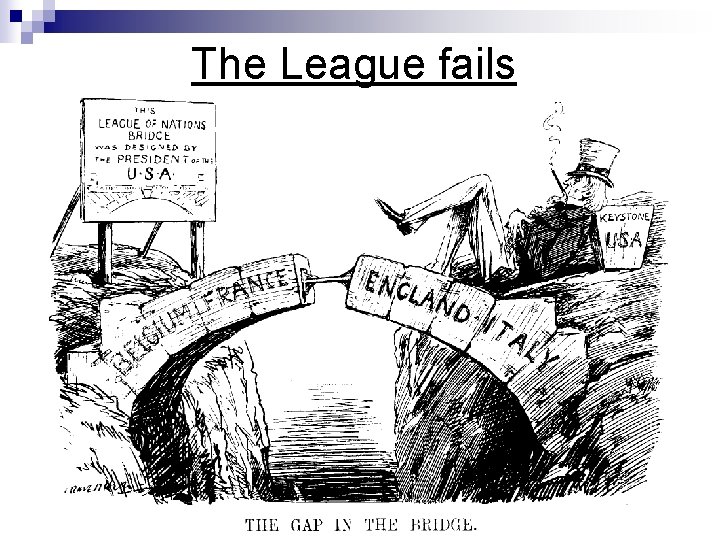 The League fails 