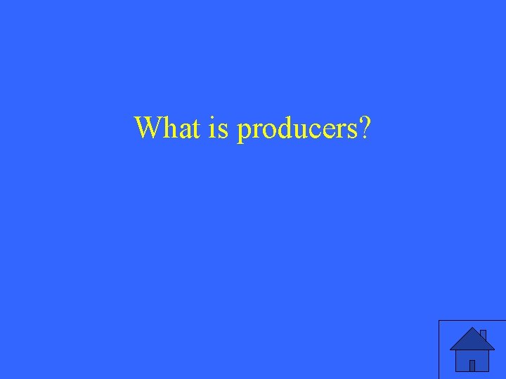 What is producers? 