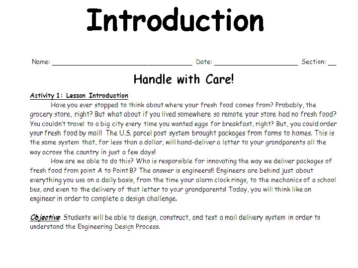 Introduction Introduction