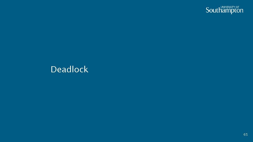 Deadlock 65 