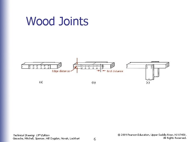 Wood Joints Technical Drawing 13 th Edition Giesecke, Mitchell, Spencer, Hill Dygdon, Novak, Lockhart