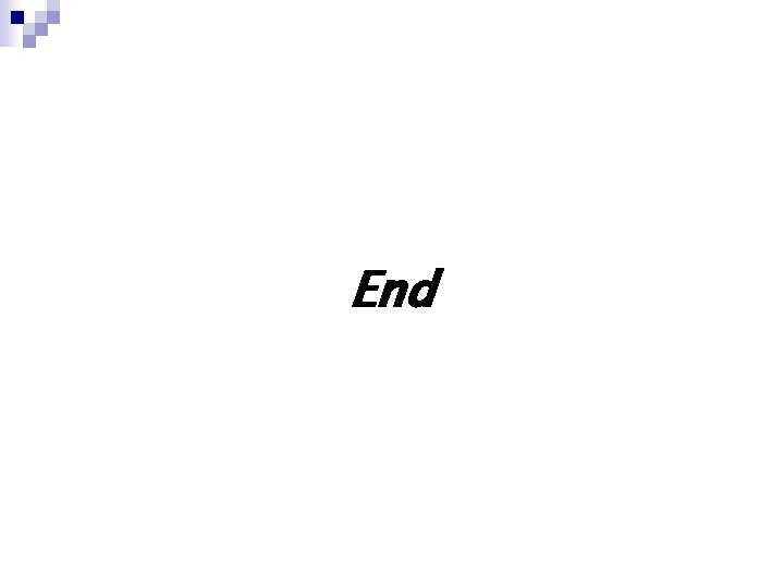 End End