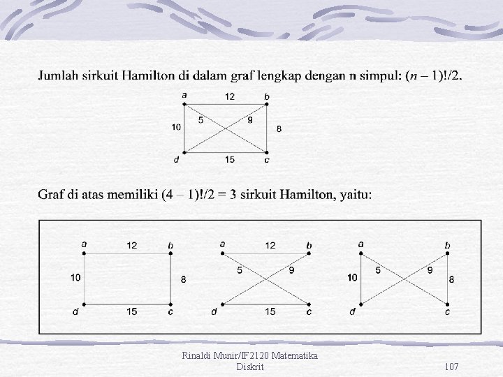 Rinaldi Munir/IF 2120 Matematika Diskrit 107 