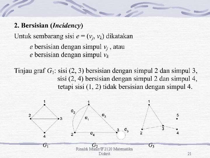 Rinaldi Munir/IF 2120 Matematika Diskrit 21 
