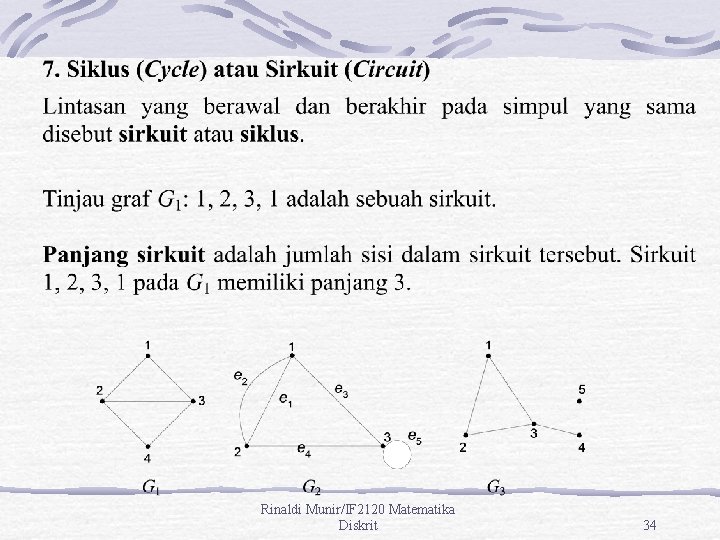 Rinaldi Munir/IF 2120 Matematika Diskrit 34 