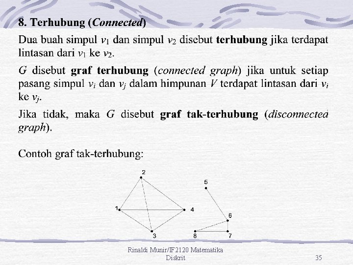 Rinaldi Munir/IF 2120 Matematika Diskrit 35 
