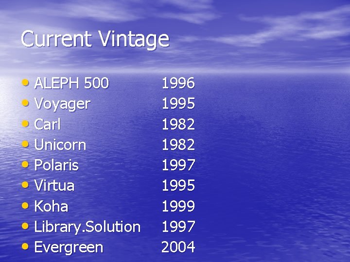 Current Vintage • ALEPH 500 • Voyager • Carl • Unicorn • Polaris • Current Vintage • ALEPH 500 • Voyager • Carl • Unicorn • Polaris •