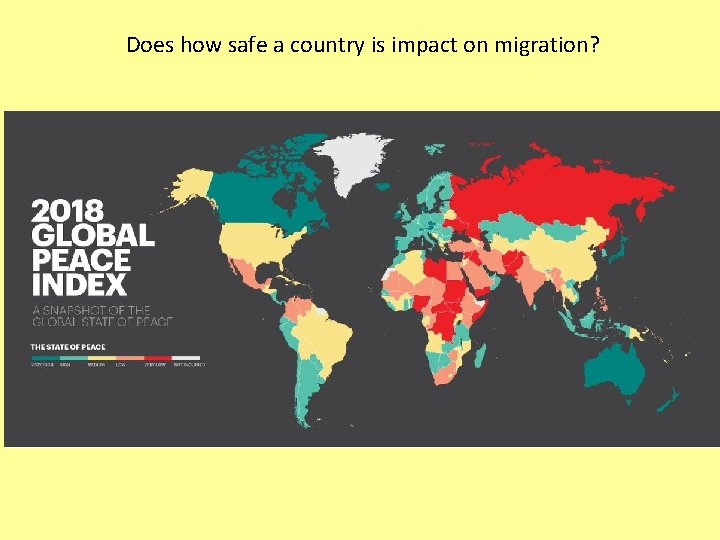 Does how safe a country is impact on migration? 