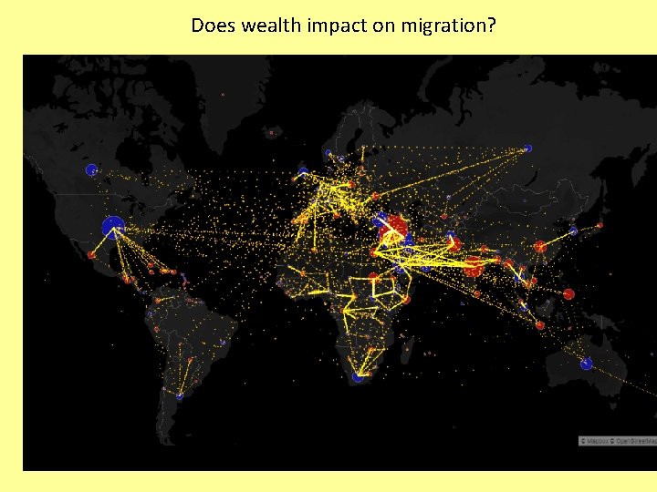 Does wealth impact on migration? 