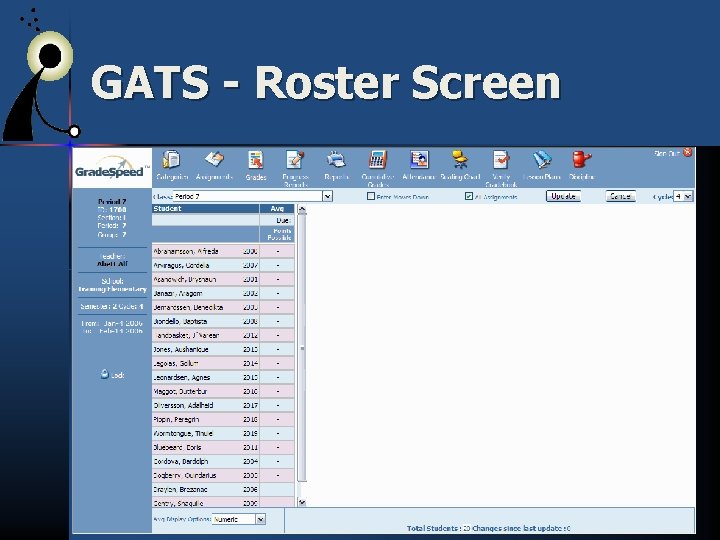 GATS - Roster Screen 