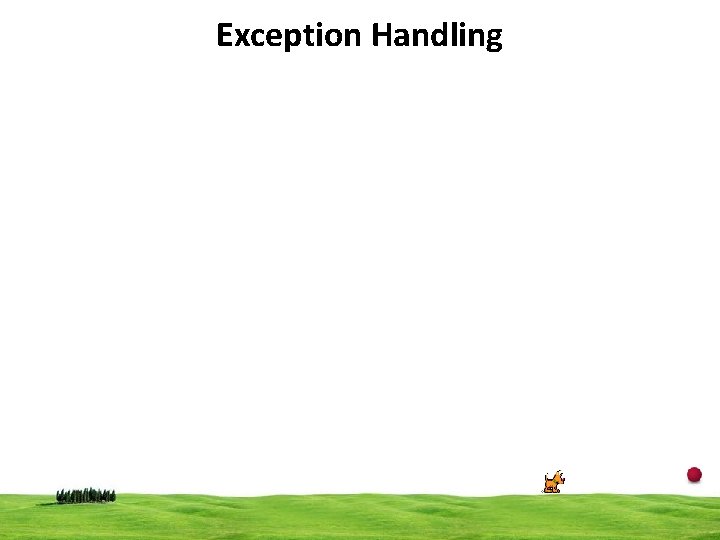 Exception Handling 27 