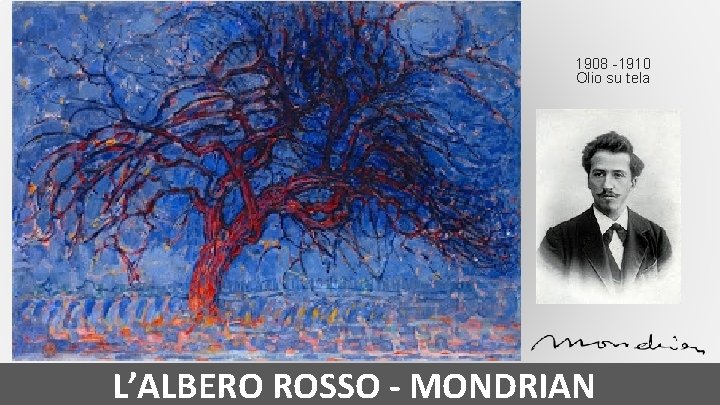 1908 -1910 Olio su tela L’ALBERO ROSSO - MONDRIAN 