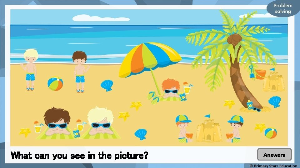 What can you see in the picture? Answers 