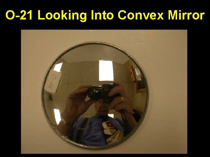 O-21 Looking Into Convex Mirror 