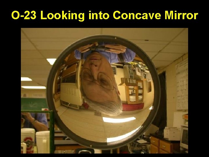 O-23 Looking into Concave Mirror 