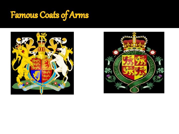 Famous Coats of Arms 