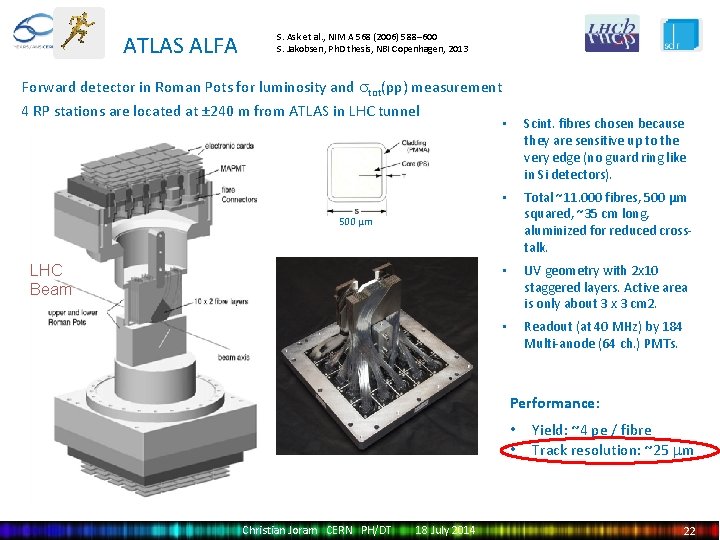 ATLAS ALFA S. Ask et al. , NIM A 568 (2006) 588– 600 S.