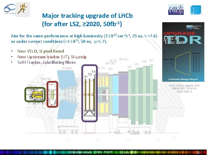 Major tracking upgrade of LHCb (for after LS 2, ≥ 2020, 50 fb-1) Aim