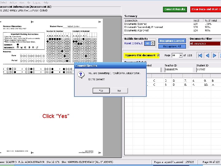 Click “Yes” 