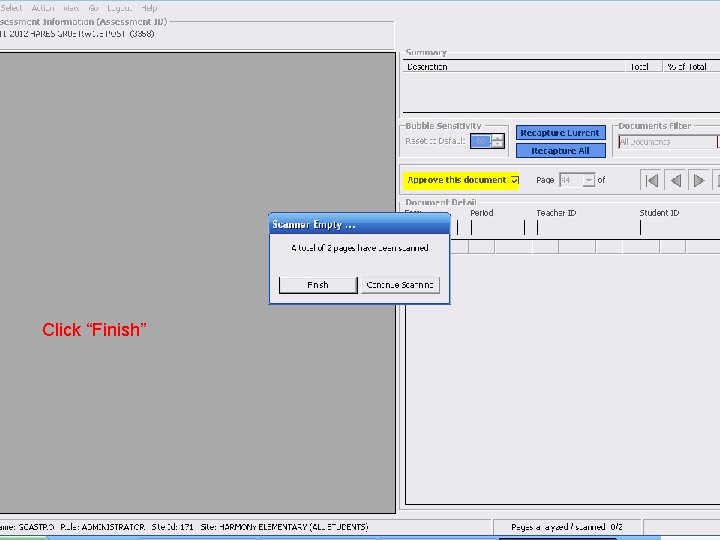 Click “Finish” 