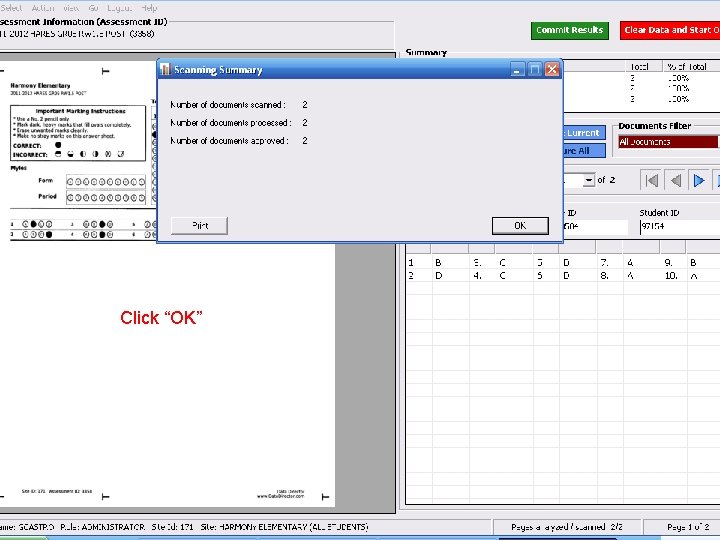 Click “OK” 