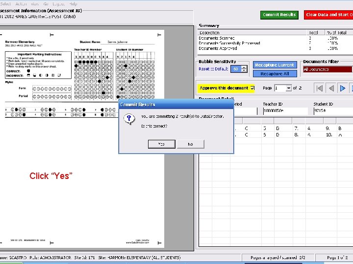 Click “Yes” 