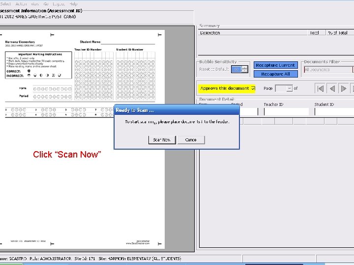 Click “Scan Now” 