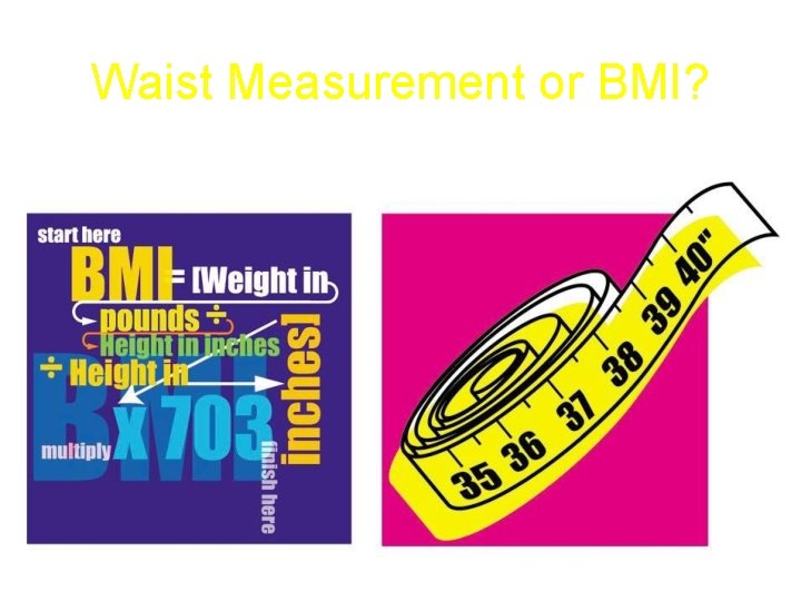 Waist Measurement or BMI? 