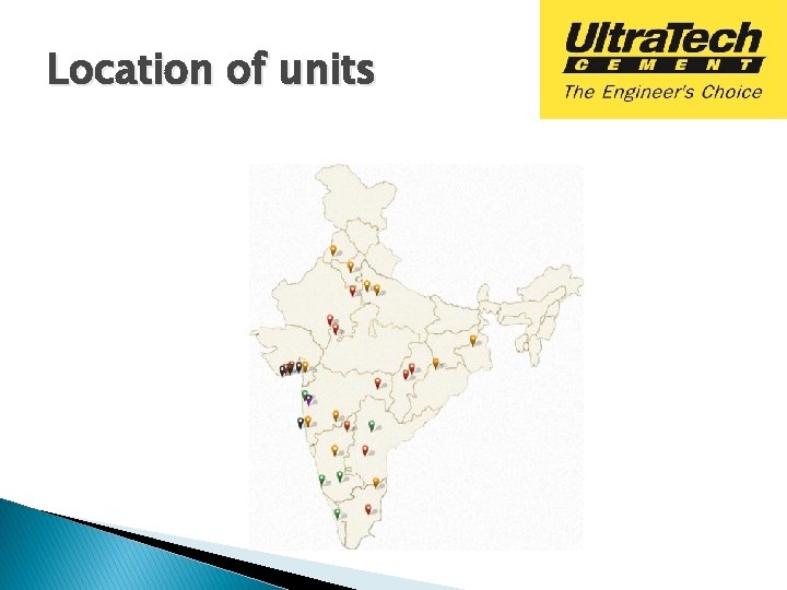 Location of units Location of units