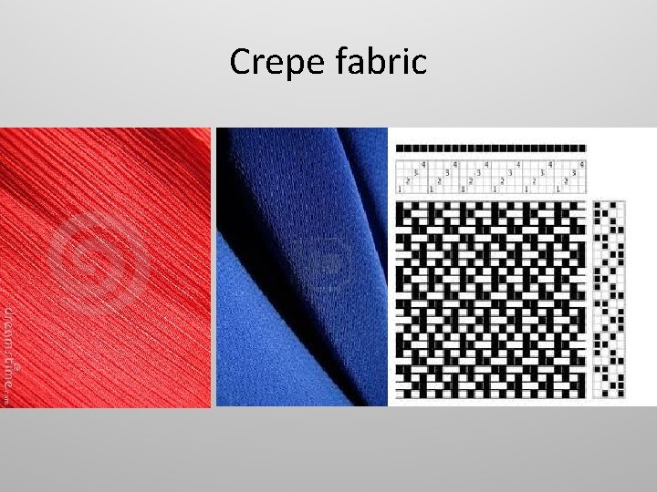 Crepe fabric 