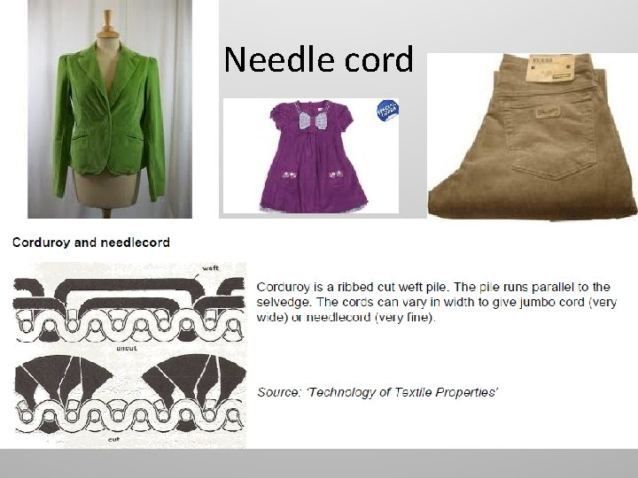 Needle cord 