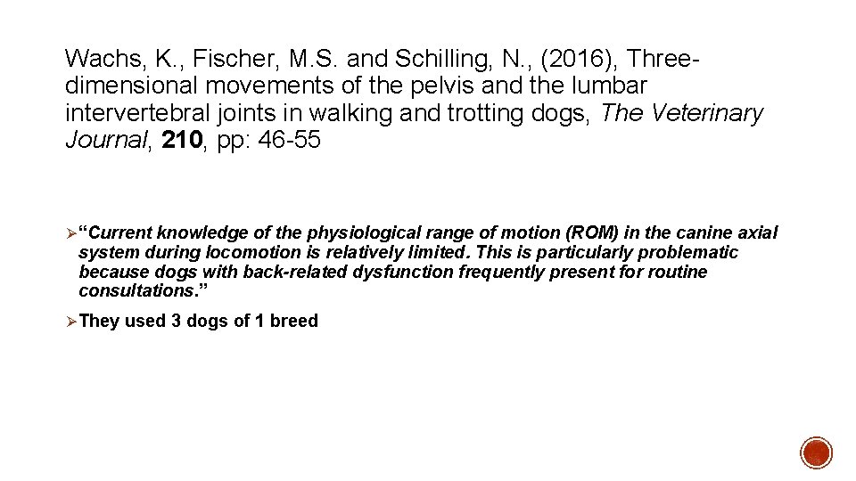 Wachs, K. , Fischer, M. S. and Schilling, N. , (2016), Threedimensional movements of