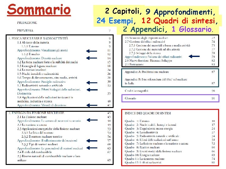 Sommario 2 Capitoli, 9 Approfondimenti, 24 Esempi, 112 Quadri di sintesi, 2 Appendici, 1