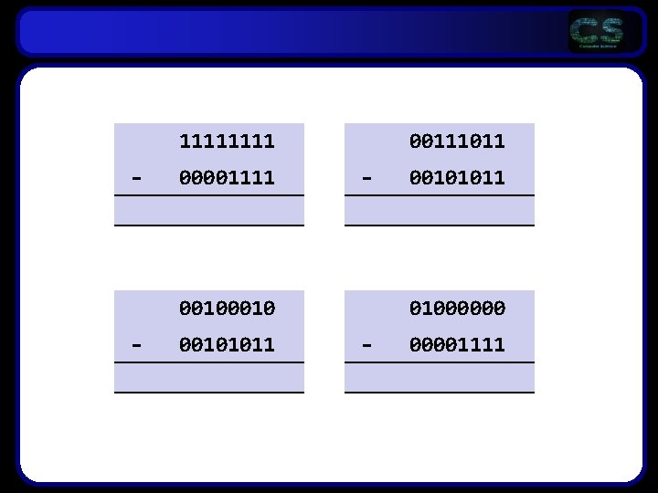 00111011 1111 - 00001111 - 01000000 0010 - 00101011 - 00001111 00111011 1111 - 00001111 - 01000000 0010 - 00101011 - 00001111