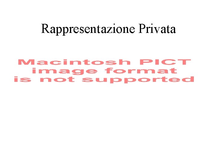 Rappresentazione Privata 