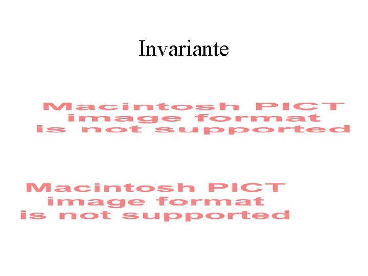 Invariante 