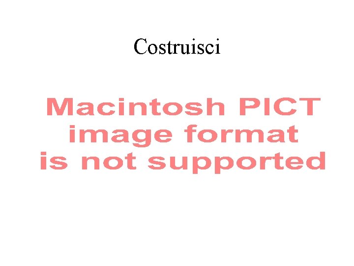 Costruisci 