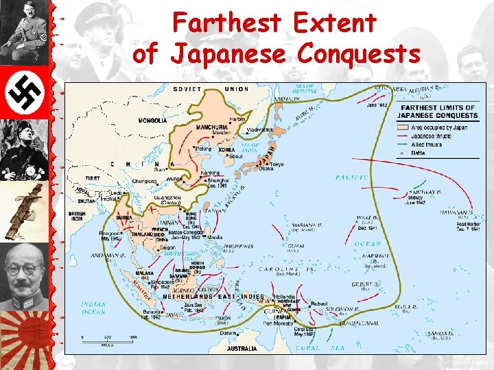 Farthest Extent of Japanese Conquests 