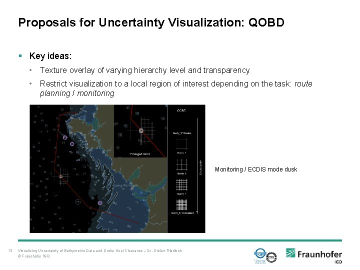 Proposals for Uncertainty Visualization: QOBD § Key ideas: • Texture overlay of varying hierarchy Proposals for Uncertainty Visualization: QOBD § Key ideas: • Texture overlay of varying hierarchy
