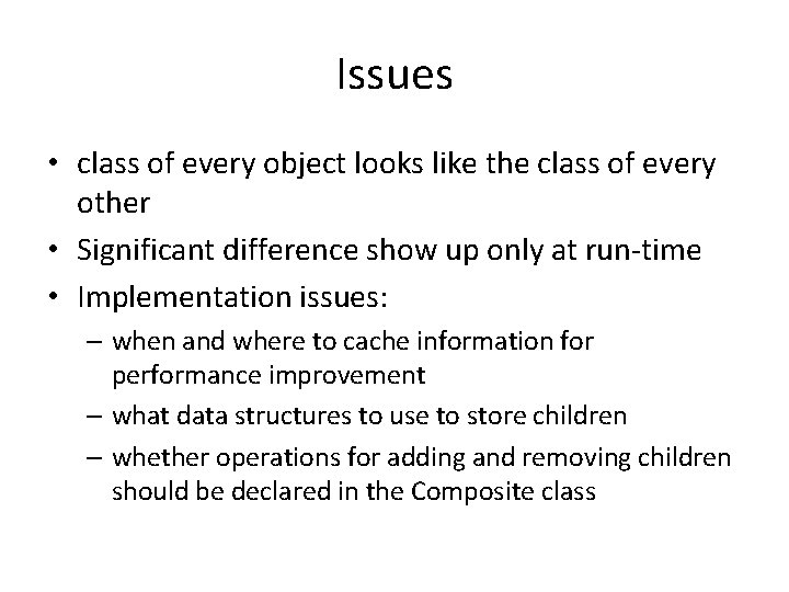 Design Patterns Applied Pattern Hatching Problem Design of