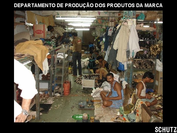 DEPARTAMENTO DE PRODUÇÃO DOS PRODUTOS DA MARCA 